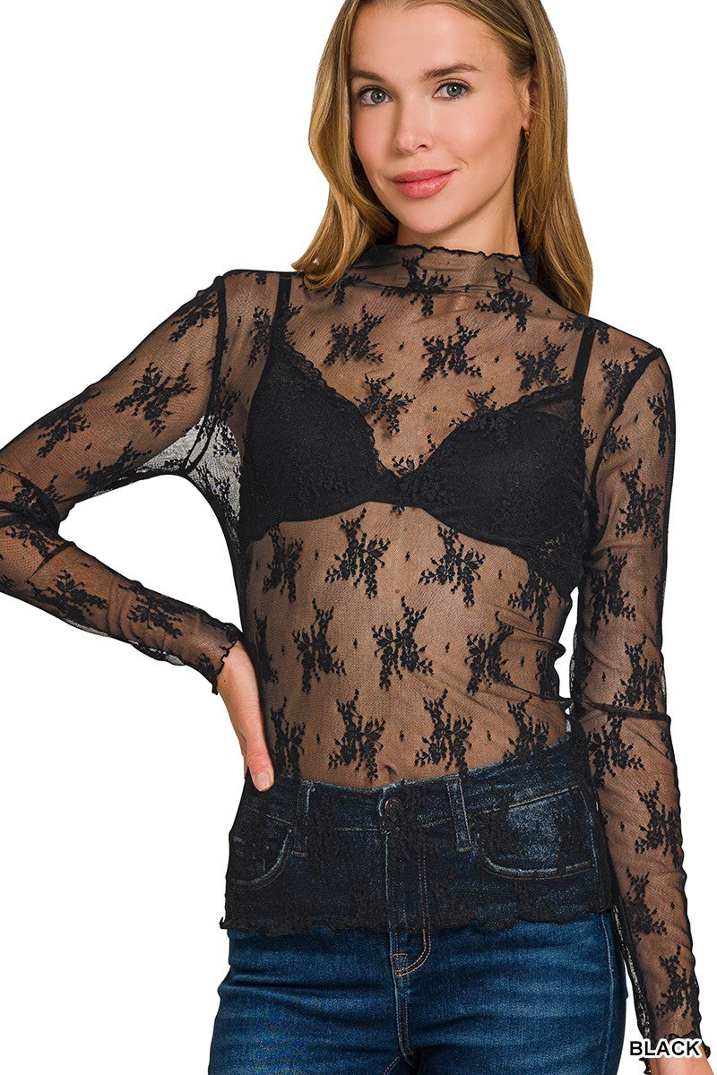 Lace Layering Top