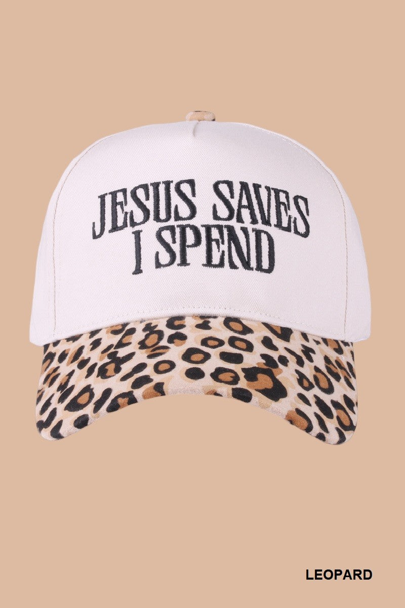 Jesus Saves I Spend Hat