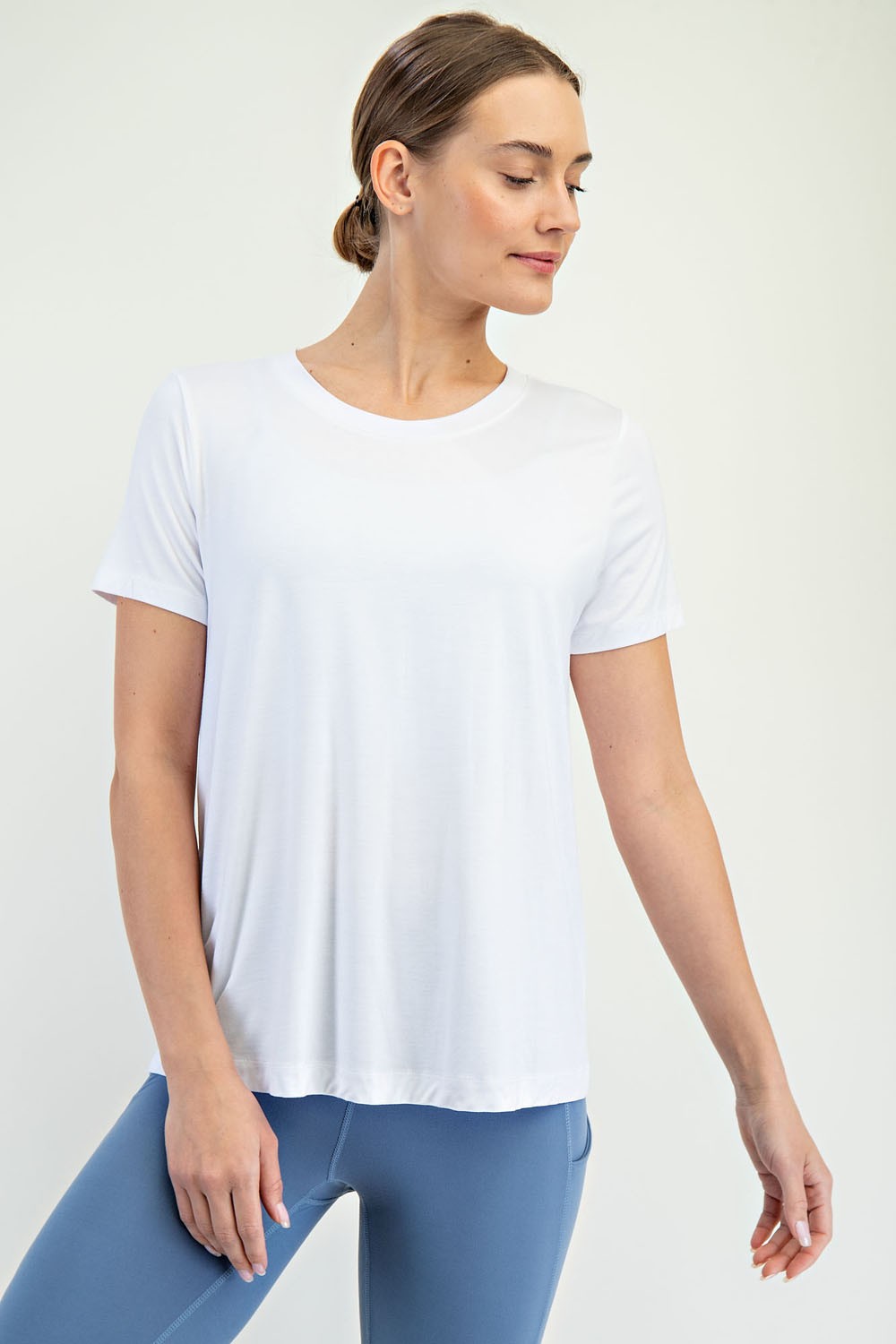 Viscose Modal Short Sleeve Top
