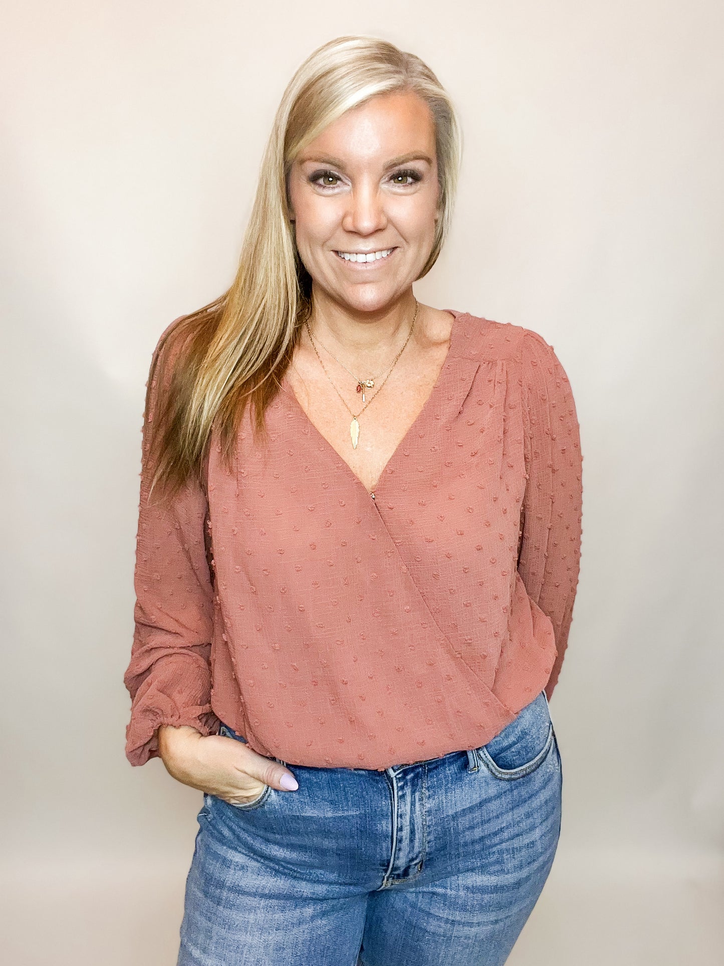 Swiss Dot Bodysuit - 1 small left