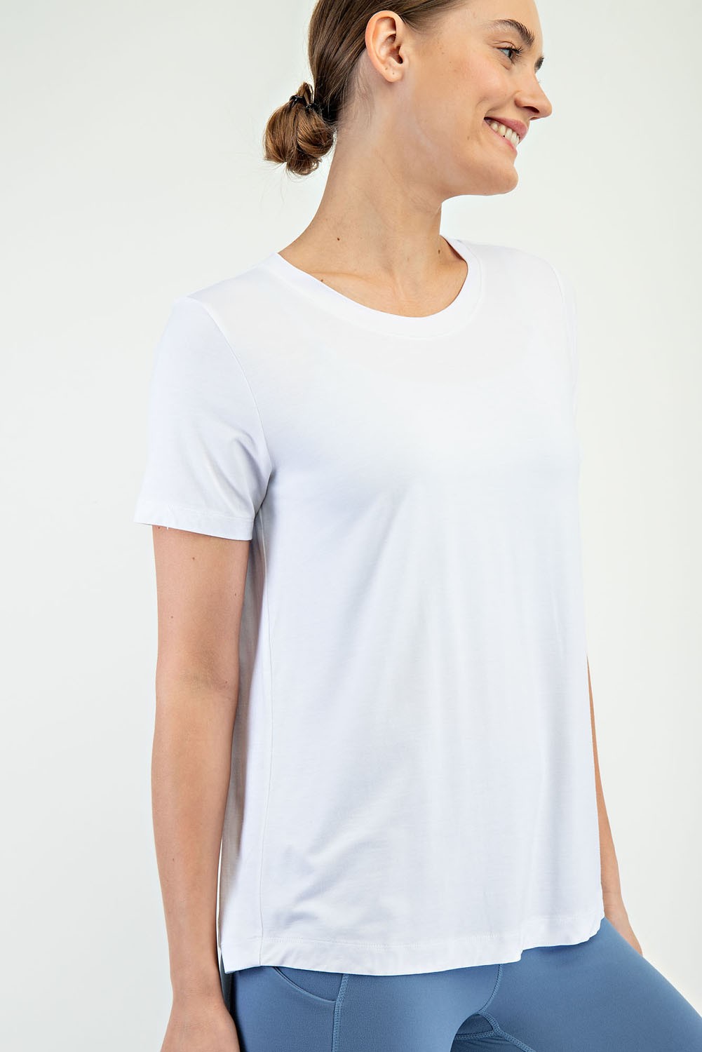 Viscose Modal Short Sleeve Top