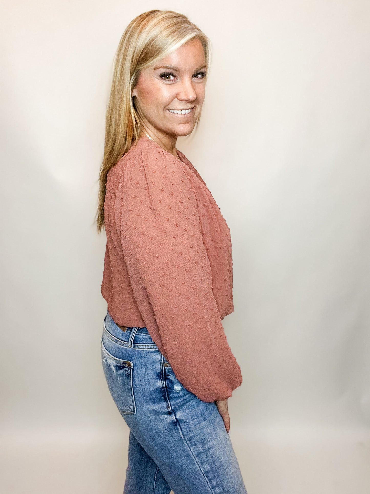 Swiss Dot Bodysuit - 1 small left