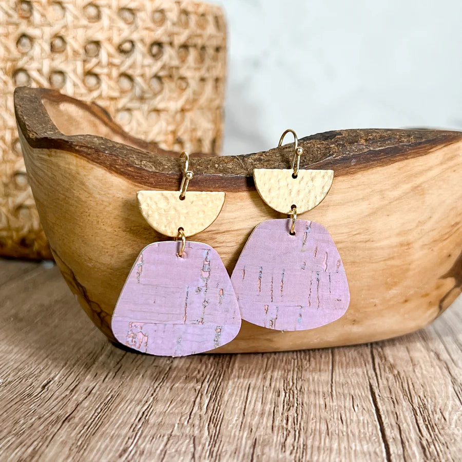 Lavender Drop Earrings