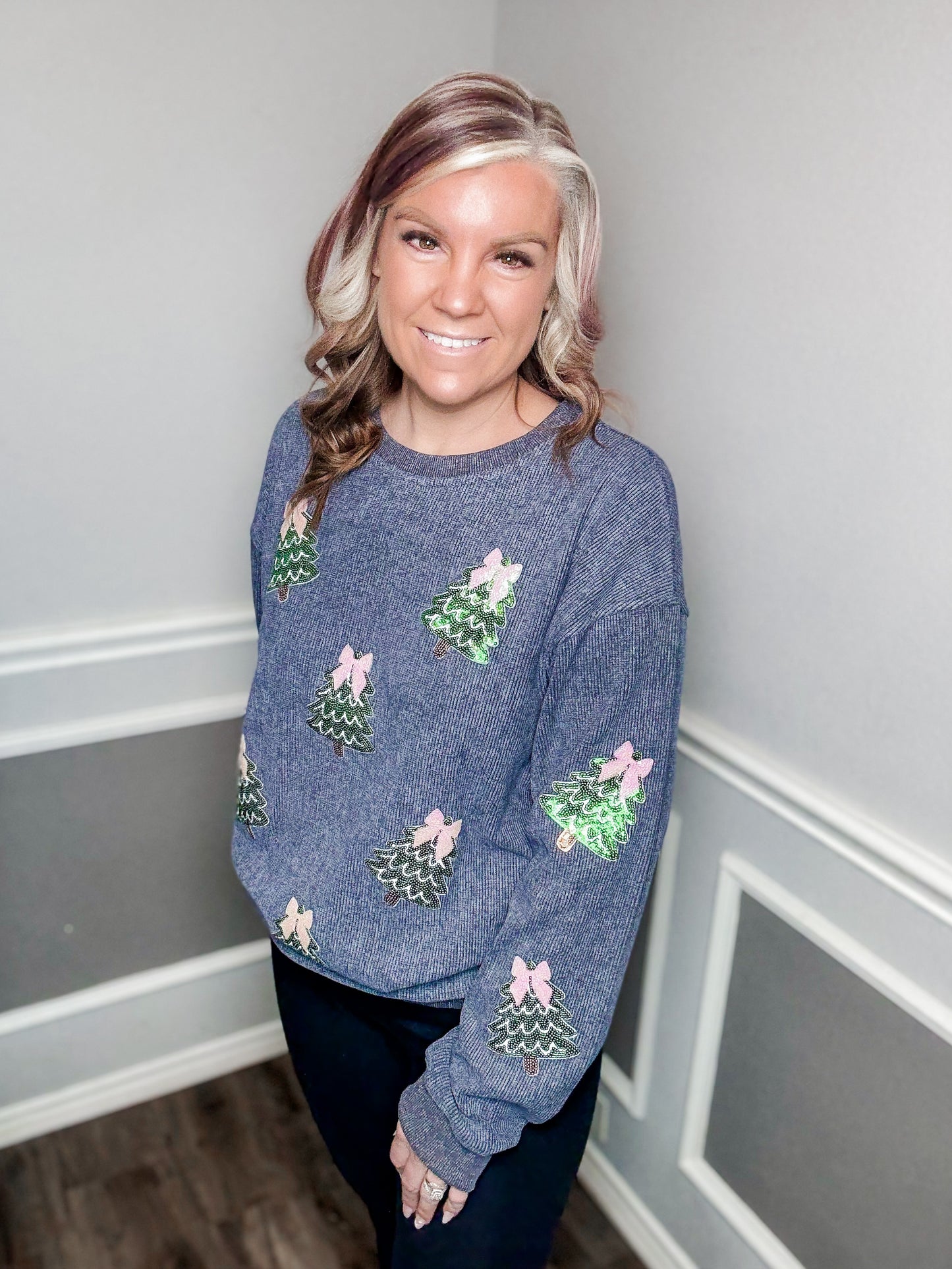 Sequin Christmas Tree Top