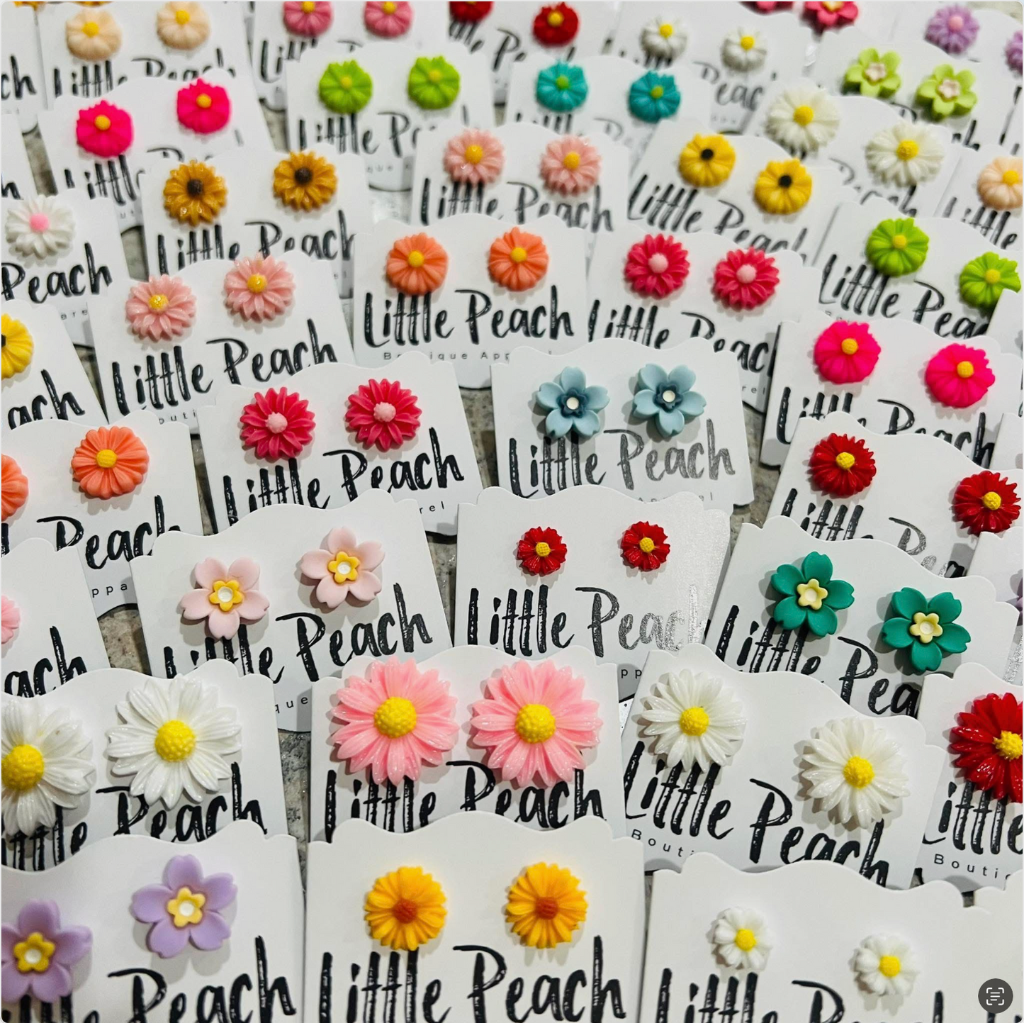 Floral Stud Earrings