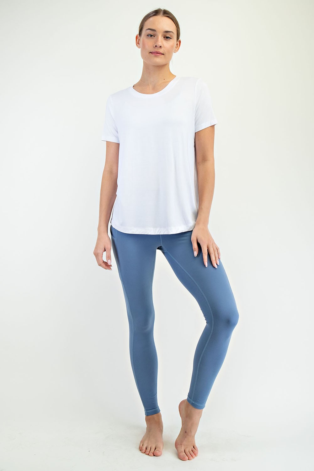 Viscose Modal Short Sleeve Top