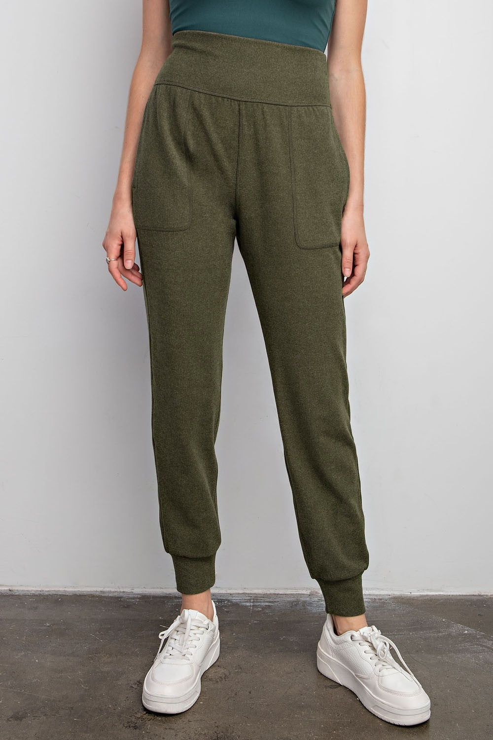 RIb Brush Joggers |Olive|