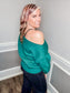 Off the Shoulder Sweatshirt |HUNTER|