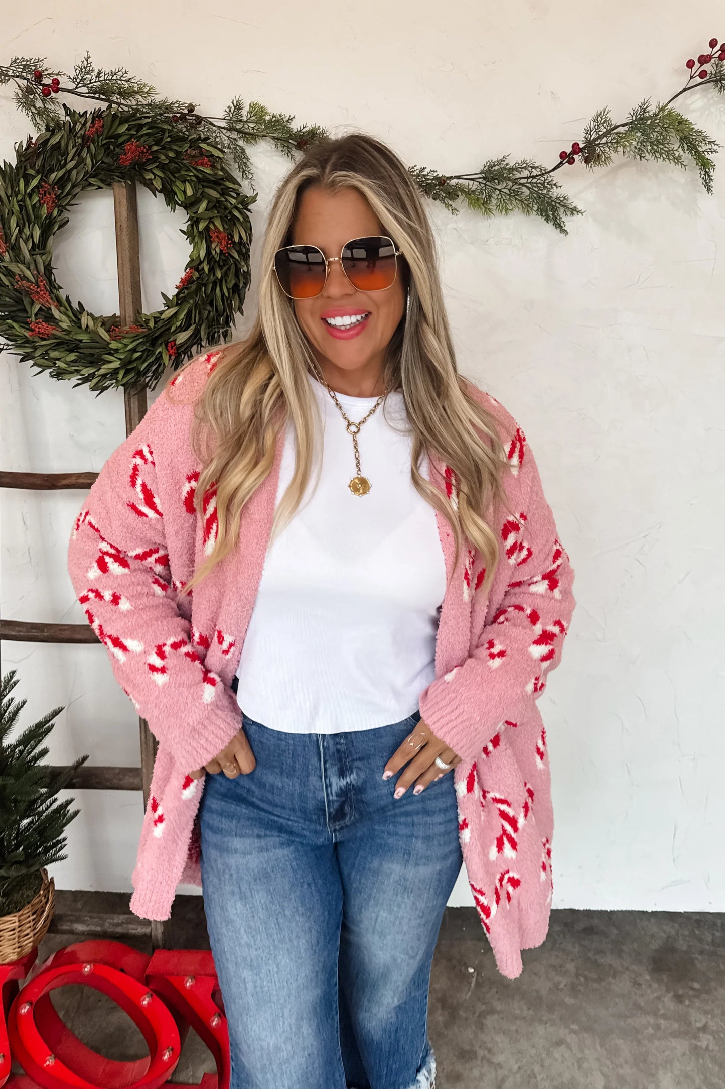 Candy Cane Cloud Cardigan PREORDER