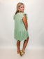 Sage Linen Mini Dress