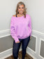 Fleece Boat Neck Sweatshirt