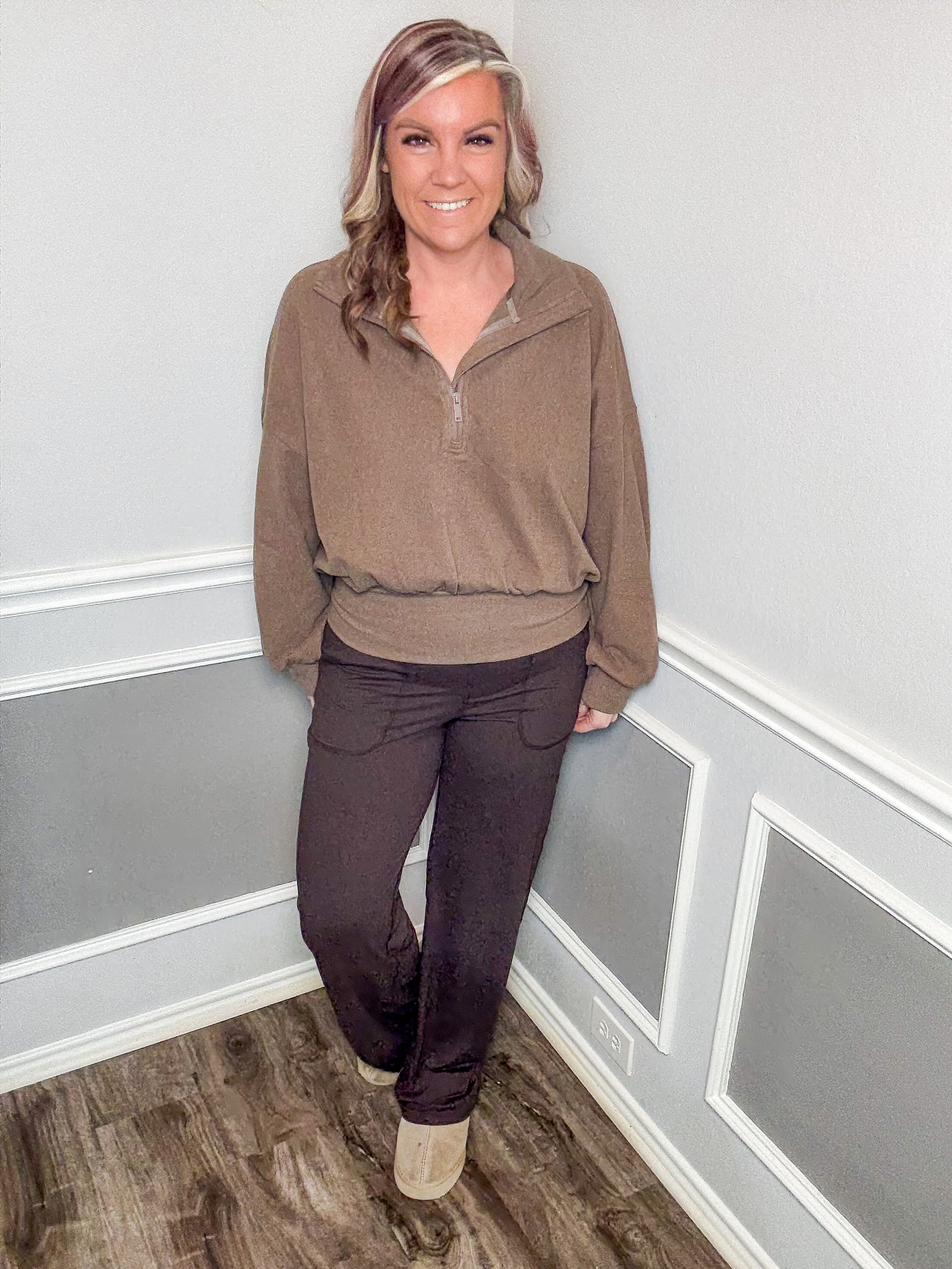 Butter Soft Straight Yoga Pants |French Press|