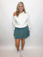 Fleece Off the Shoulder Sweatshirt