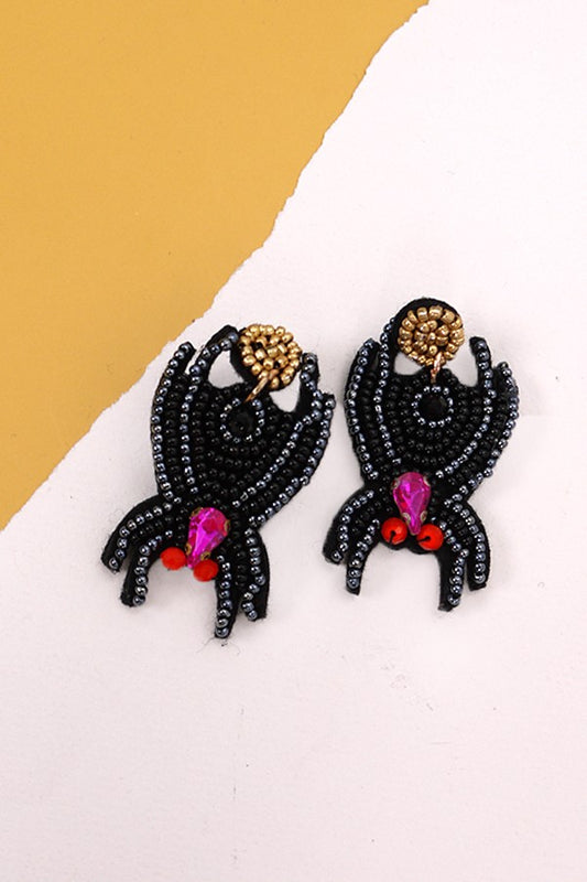 Spider Seed Bead Earrings