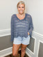 Lace Cable Knit Hoodie
