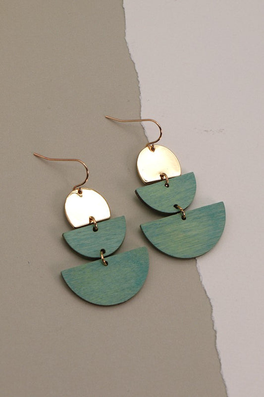 Half Moon Drop Earrings