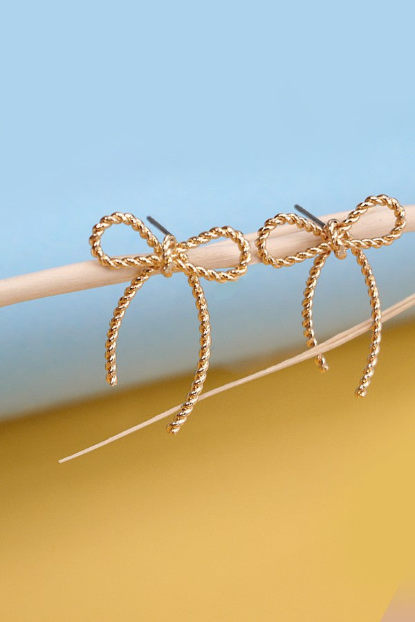 Rope Bow Earrings