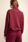 Scuba Luxe Pullover |WINE|