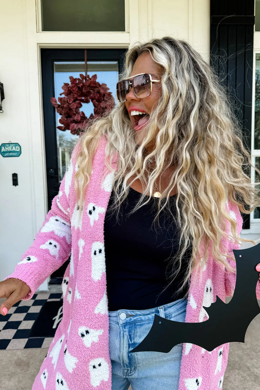 Pink Halloween Cloud Cardigan PREORDER