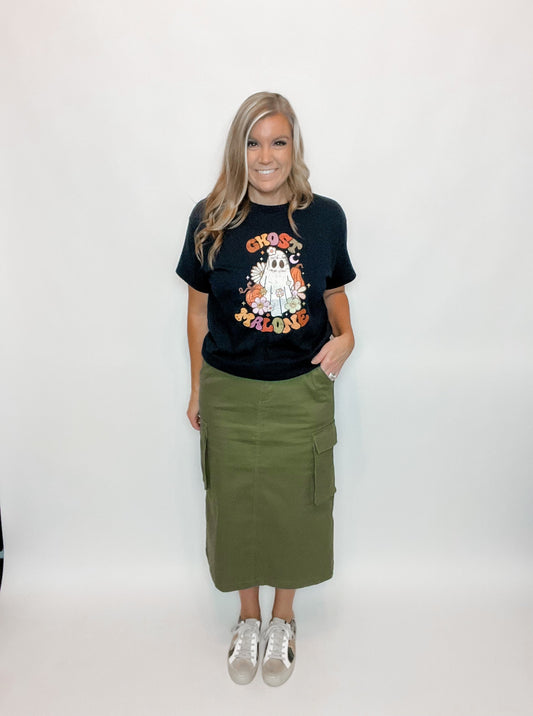 Cargo Midi Skirt