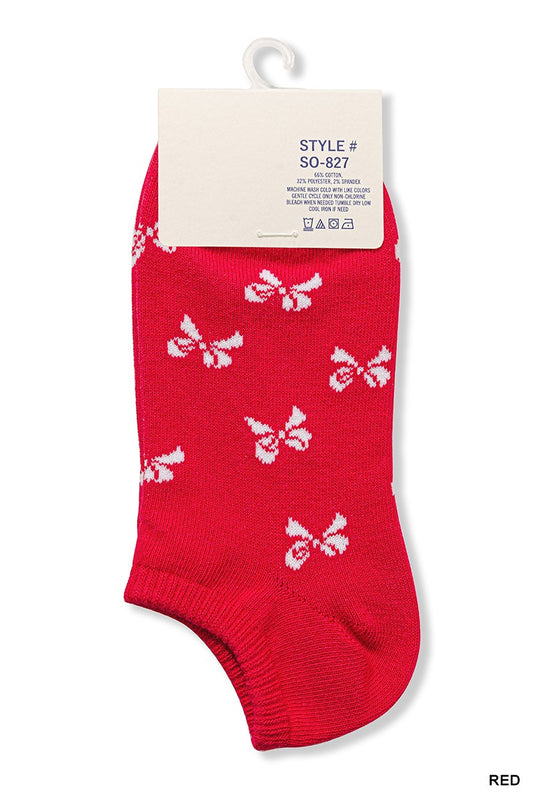 Ribbon Printed Socks