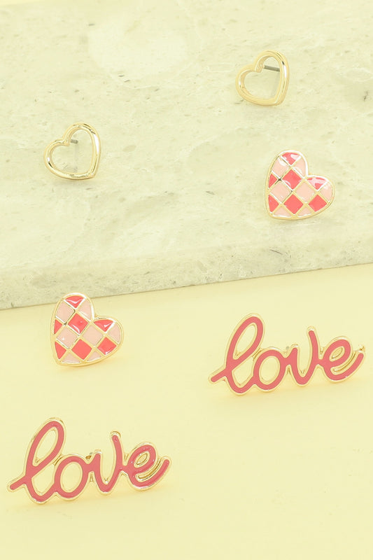 Love Earring Set