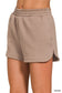 Scuba Elastic Waistband Shorts