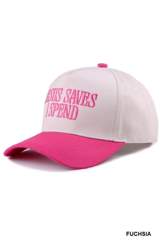 Jesus Saves I Spend Hat