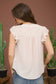 Floral Embroidered Ruffle Sleeve Top
