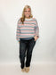 Striped Dot Multicolor Sweater