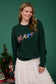 “MERRY” Tinsel Knit Christmas Sweater