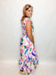 Brush Stroke Midi Dress