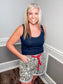 Braided Waist Leopard Print Shorts