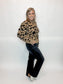 Leopard Mock Neck Sweater