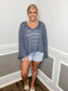 Lace Cable Knit Hoodie