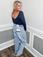 Judy Blue Twisted Seam Baggy Jeans