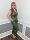 Faux Leather Jumpsuit