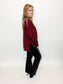 Front Seam Knit Sweater