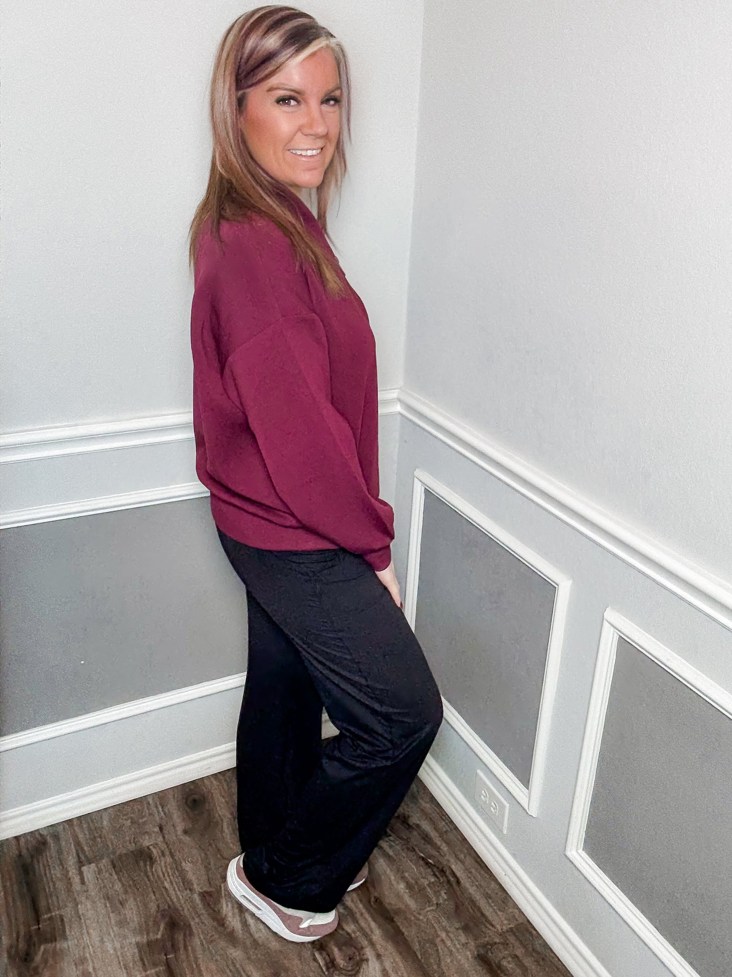 Butter Soft Straight Yoga Pants |BLACK|