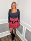 Velvet Bow Holiday Skort