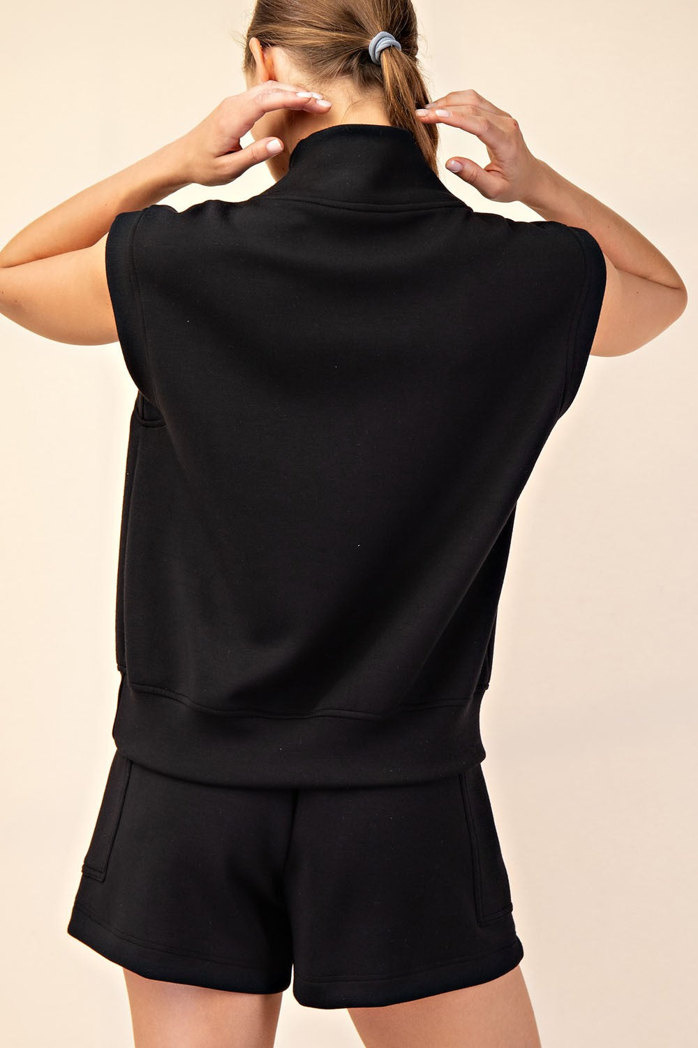 Modal Scuba Luxe V-neck Sleeveless Top