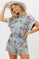 American Flag Sequin Romper