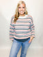 Striped Dot Multicolor Sweater