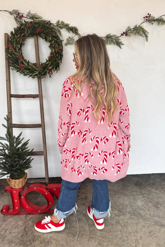 Candy Cane Cloud Cardigan PREORDER