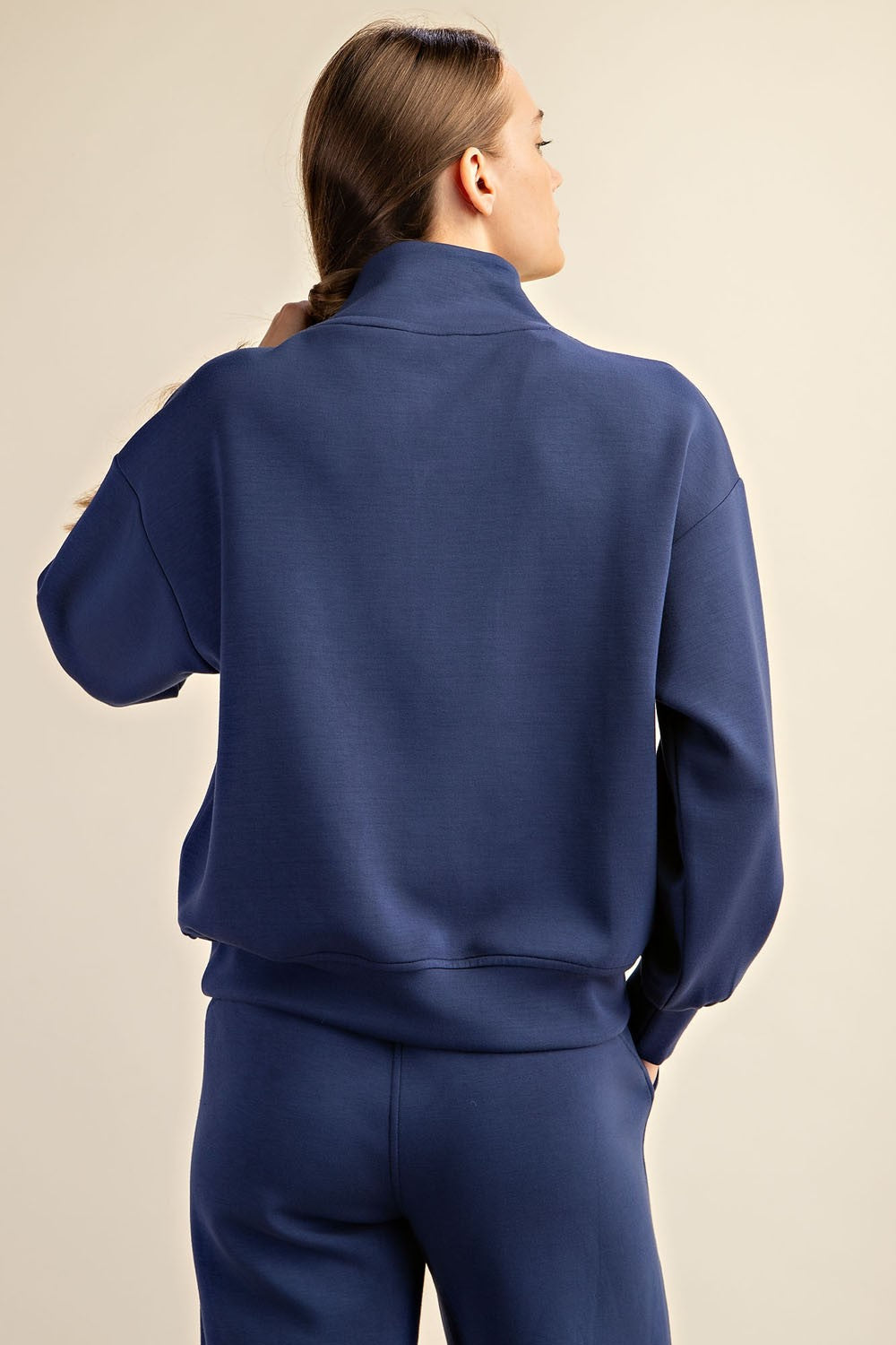 Scuba Luxe Pullover |NAVY|