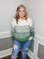 Gold Trim Knit Sweater