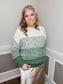 Gold Trim Knit Sweater