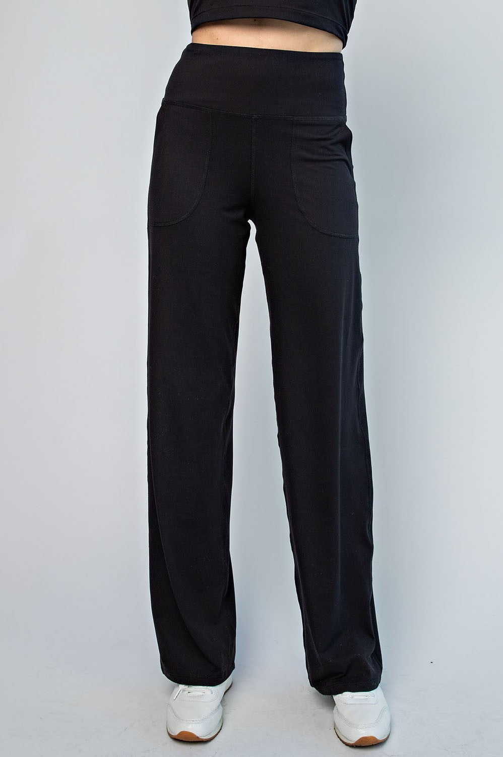 Butter Soft Straight Yoga Pants |BLACK|