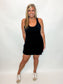 Active Romper Dress |BLACK|