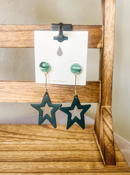 Star Dangle Earrings